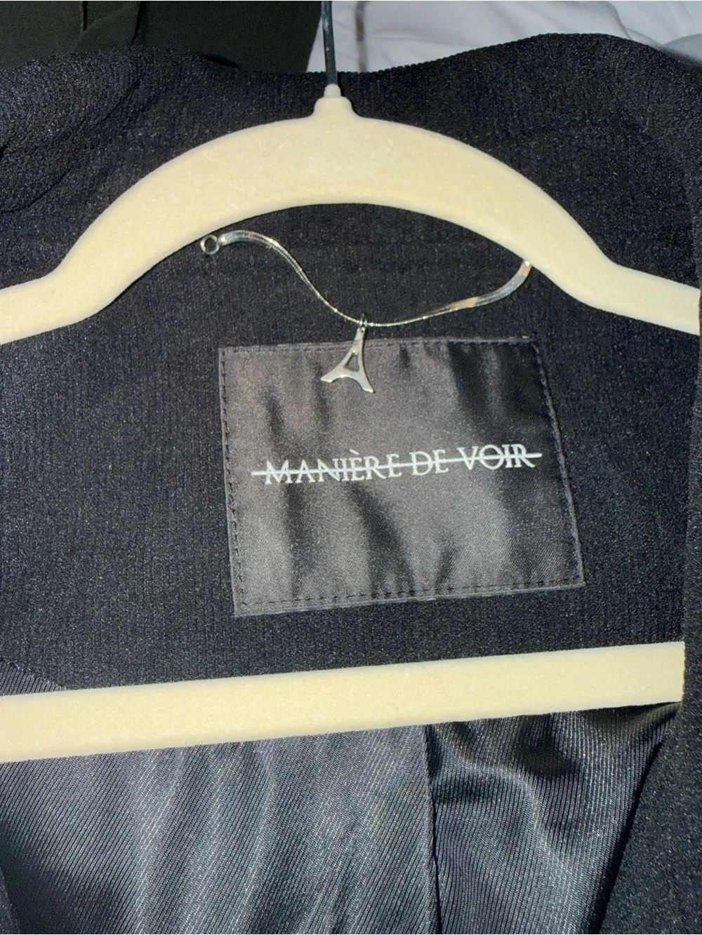 Maniere de voir Black & White Varsity Jacket